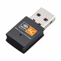 wireless usb wifi adapter dual band 2 4 5 8ghz 802 11ac 600mbps computer network card receiver wholesale 100pcslot