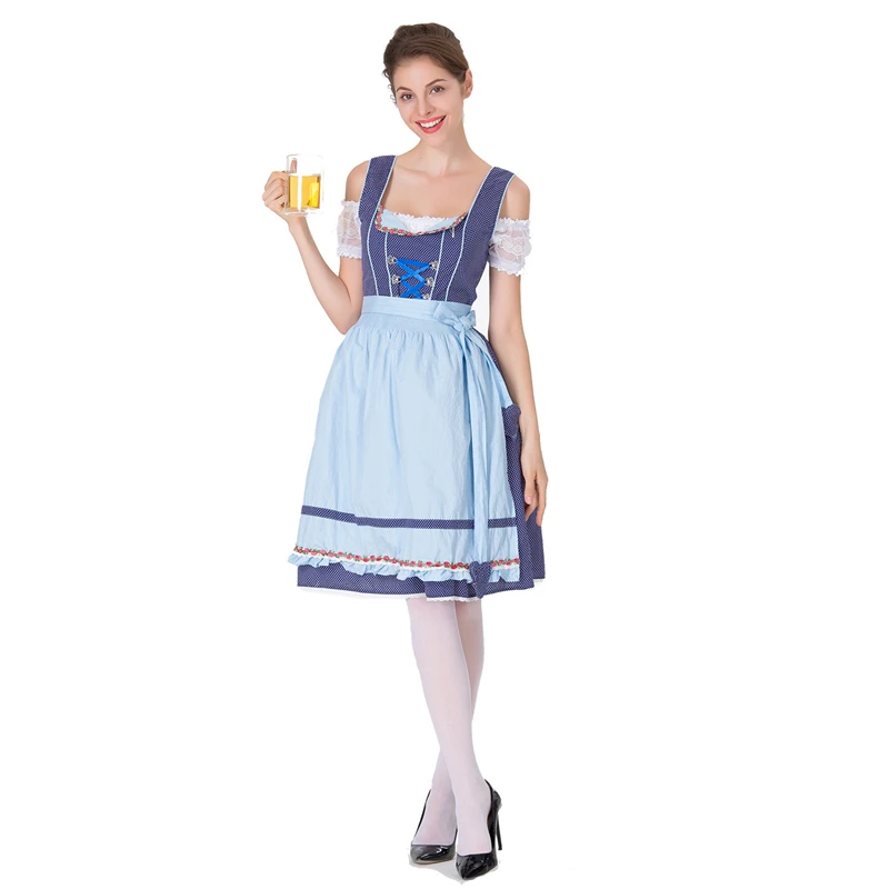 

Halloween Clothing Cosplay Germany Oktoberfest Beer Girl Dress Stage Suit Costumes Adult COS Apparel Christmas Party Gift