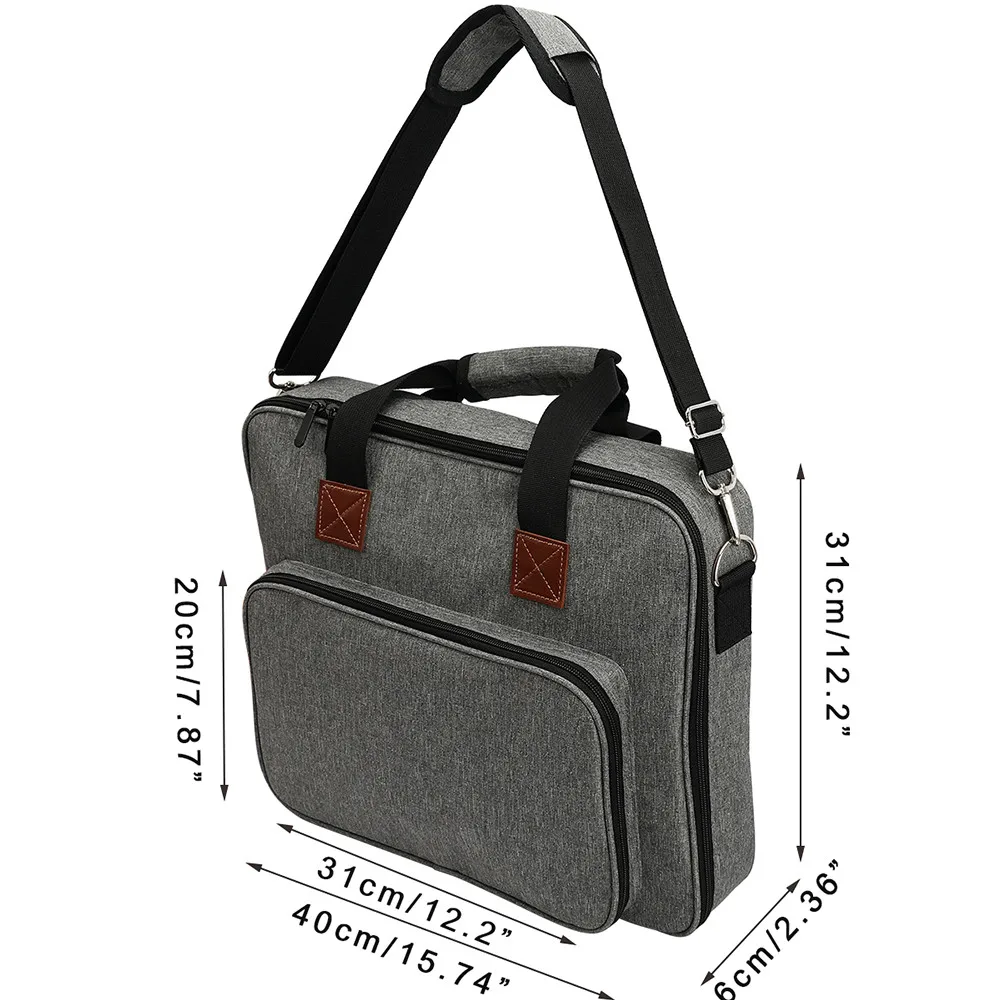 

New 1 PIECE Gray Wool Storage Bag 600D Oxford Cloth Woven Tool Crochet Storage Bag Sewing Accessories