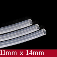 transparent flexible silicone tube id 11mm x 14mm od food grade non toxic drink water rubber hose milk beer soft pipe connect