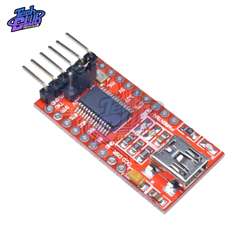 3 В 5 в FTDI Mini USB к TTL Серийный UART Адаптеры модуль порт преобразователь для Arduino Pro PIC DIY