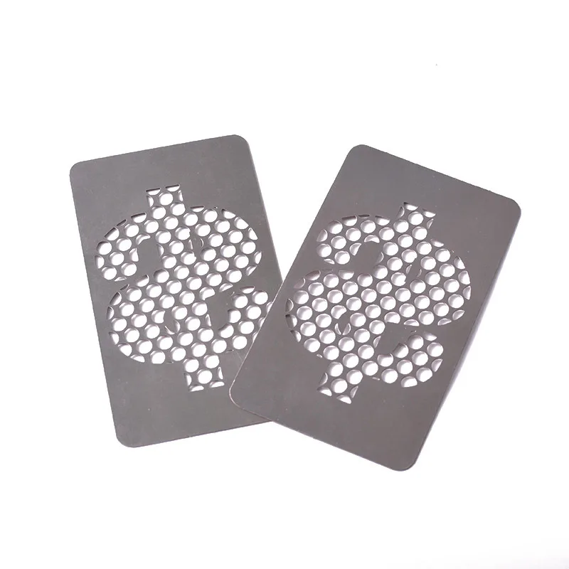 Tobacco Grinder Card Herb Weed Crusher Dry Herb Smoking Accessories Pocket Portable High Quality Stainless Steel