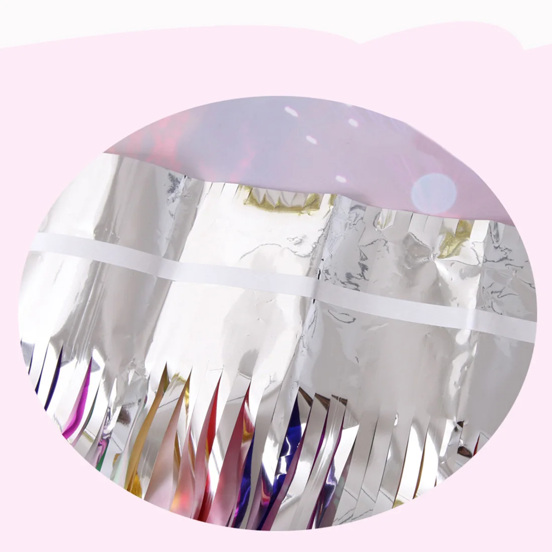 Фольга мерцающий день рождения Свадебная вечеринка Настенный декор мишень