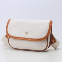original cotton canvas crossbody bags for women fashion small square bag travel sandy beach phone bags mini shoulder female bag