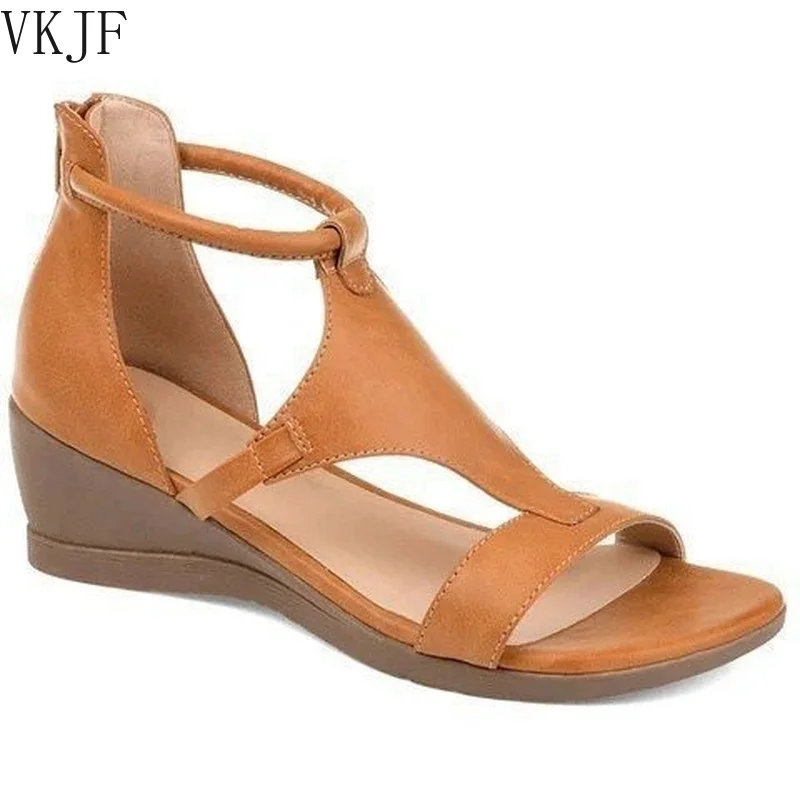 

Women'S Sandals Buckle Strap Woman Beach Shoes Ladies Casual Sandals Female Shoes Fashion Brand Flat Leather Sandals Women Shoes