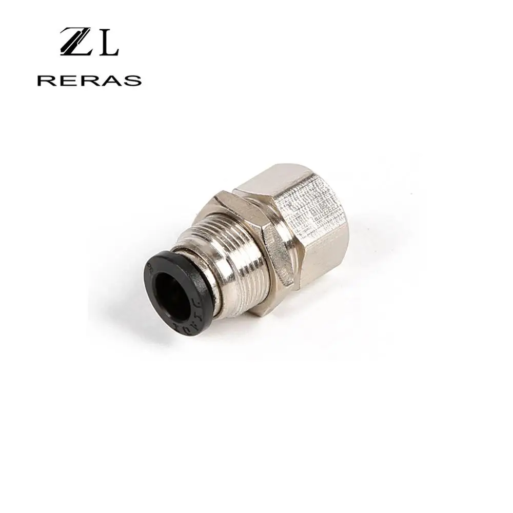 Черный PMF пневматическая внутренняя резьба Штепсель быстрого подключения