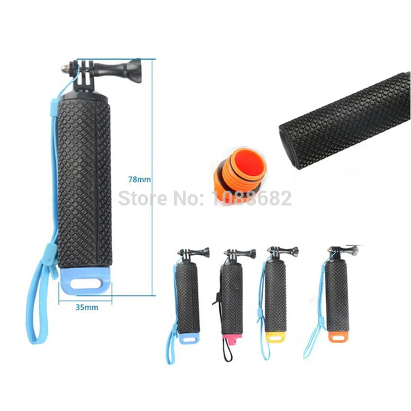 Jadkinsta Floating Hand Grip Float Bobber Stick For Gopro hero 4 5 SJCAM SJ4000 handle pole Sport Action camera | Электроника