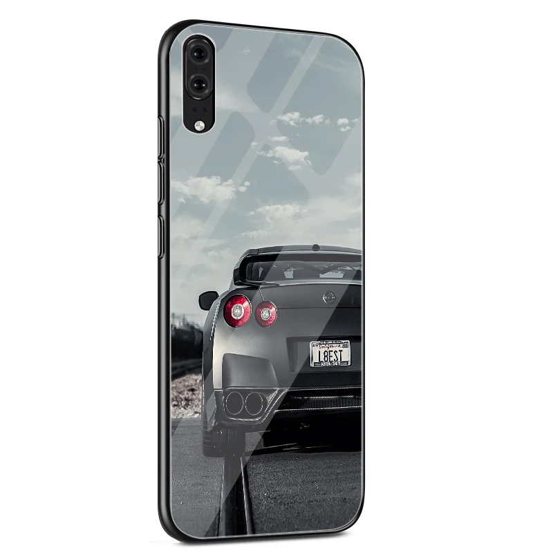 Автомобильный стеклянный чехол GTR для телефона Xiaomi Mi Redmi 4X 6A Note 5 Pro 6 7 8 8T 9 8A|Бамперы|