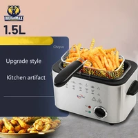 upgraded style small electric fryer household fuel efficient commercial multi function electric fryer fryer electric heating pot