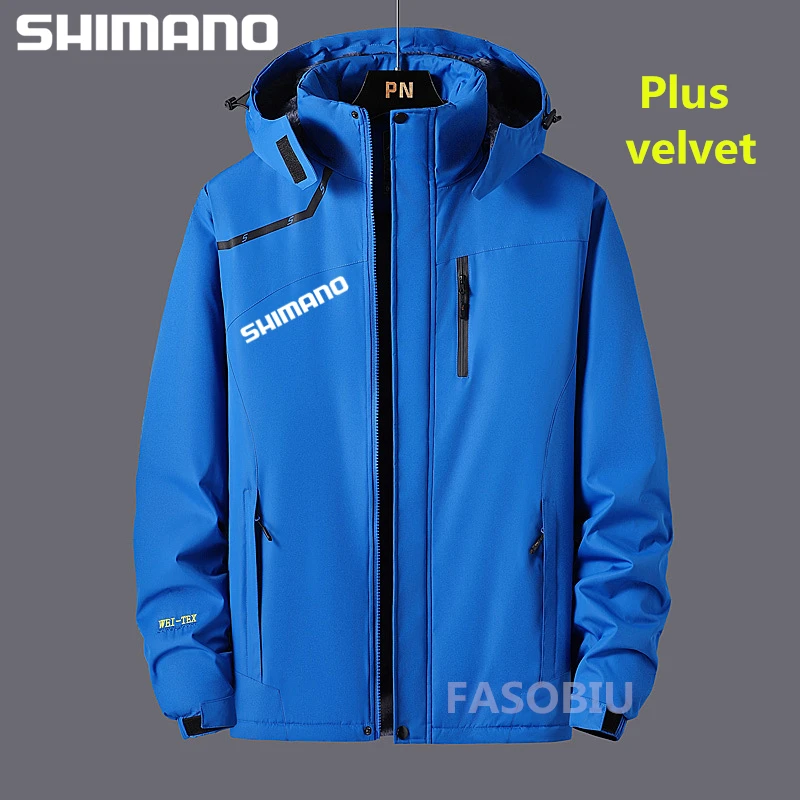 

Рыболовная одежда SHIMANO, осень и зима, Мужская Высококачественная ветрозащитная и теплая рыболовная куртка, уличная спортивная рыболовная к...