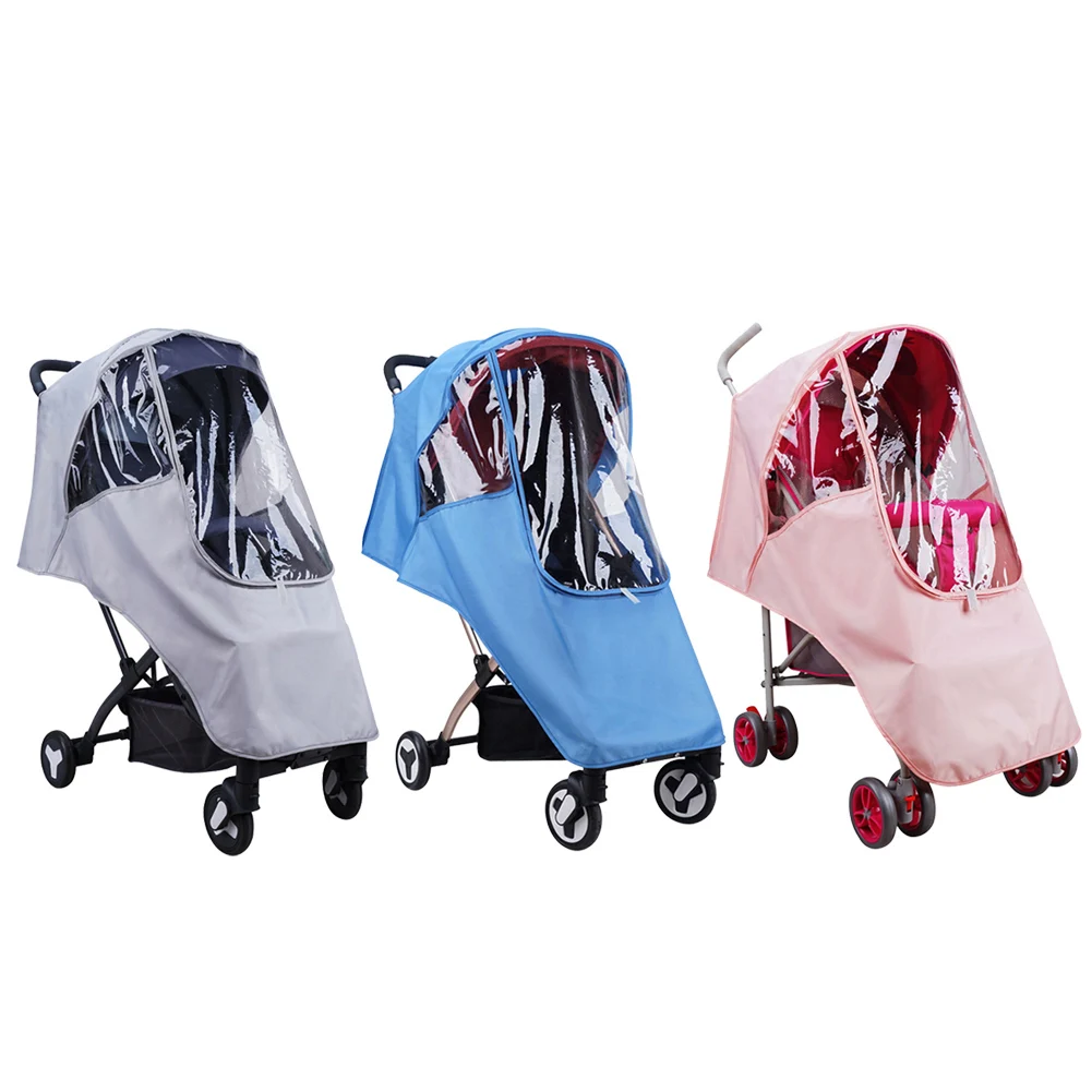 

Stroller Accessories Waterproof Rain Cover Transparent Wind Dust Shield For Baby Strollers Pushchairs Raincoat Pram Rain Cover