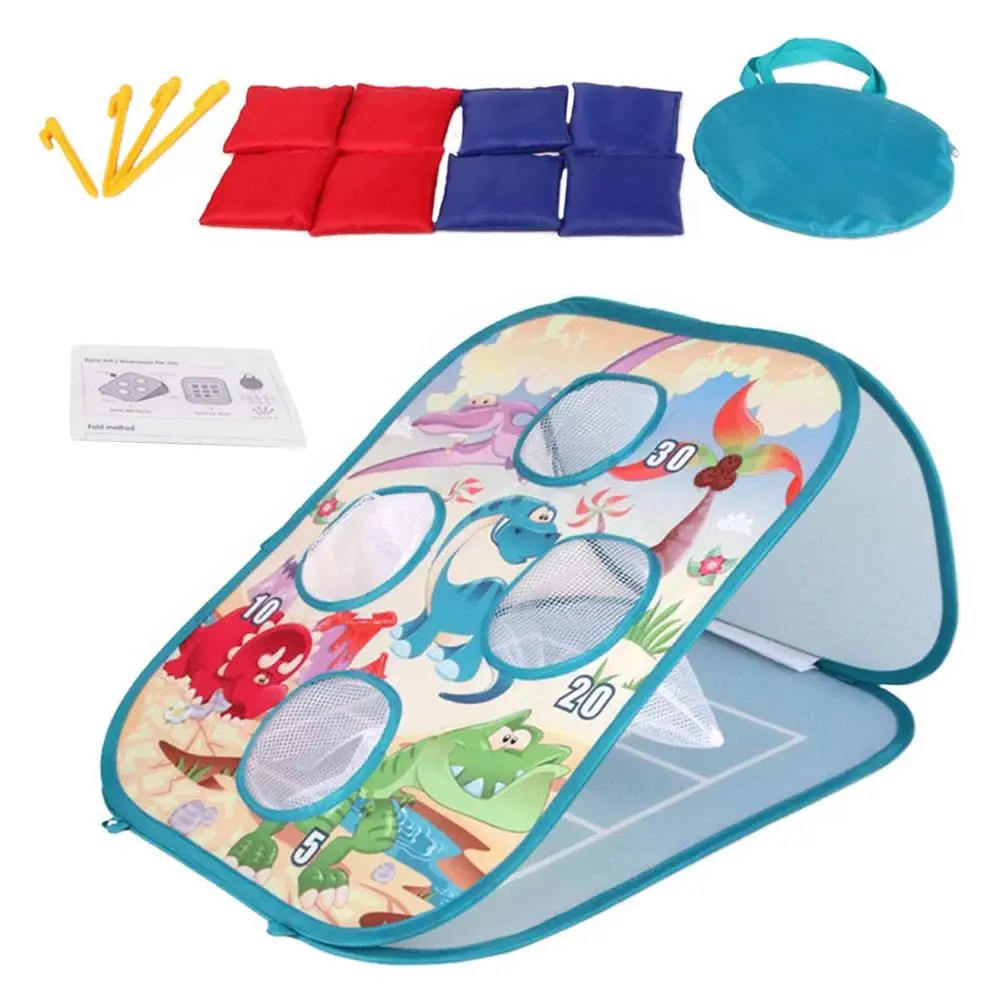 

Outdoor Kids Toys Kids Score Hole Toss Play Bean Bags Toys Safe Tossing Throwing Bags Fun Outdoor Theme Party Carnival Games Toy