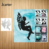 2022 new metal cutting dies wings girl angel craft stencil diy for scrapbooking handmade card make shape album decoration model
