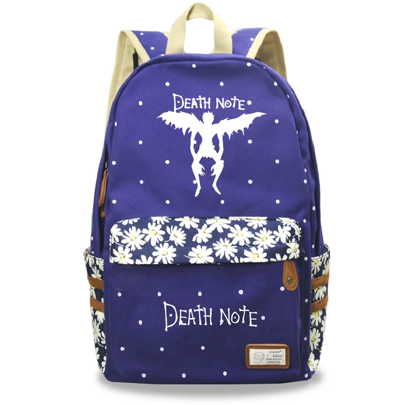 Рюкзак для девочек и мальчиков Death Note школьный ранец Kuroshitsuji модная дорожная