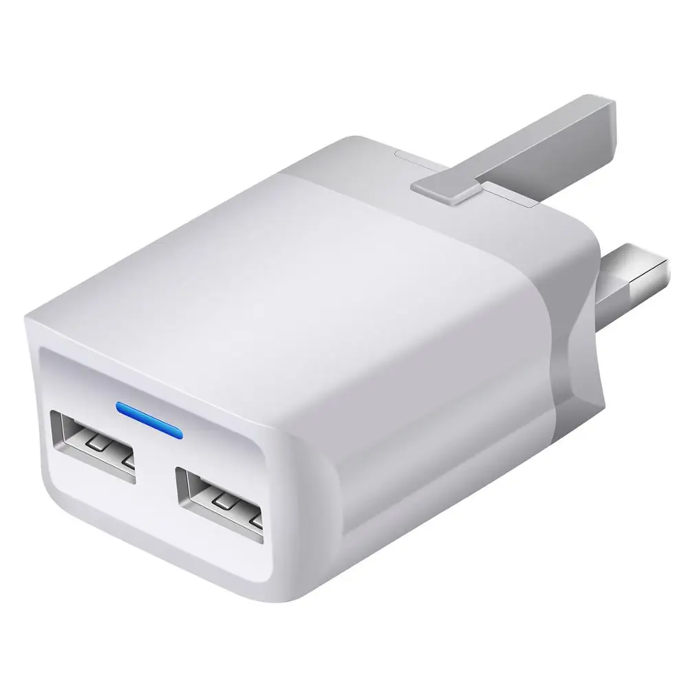 EU/US/UK розетки QC3.0 USB 2-Порты и разъёмы Зарядное устройство быстрой зарядки