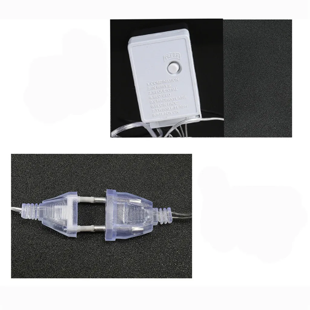 СВЕТОДИОДНАЯ Гирлянда со звездами рождественсветильник украшение для занавесок