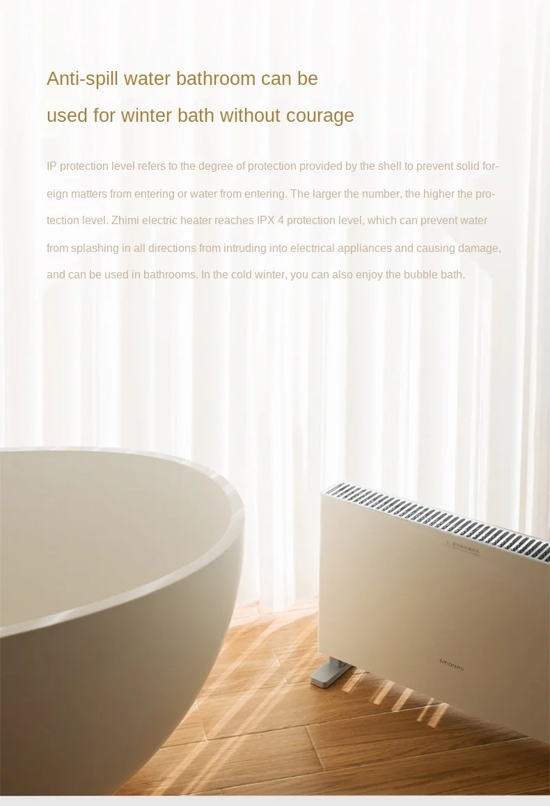 

zq Electric Heater Temperature Control Version MIJIA Heater Household Energy-Saving Quick-Heating Bedroom Mute Electric Heater