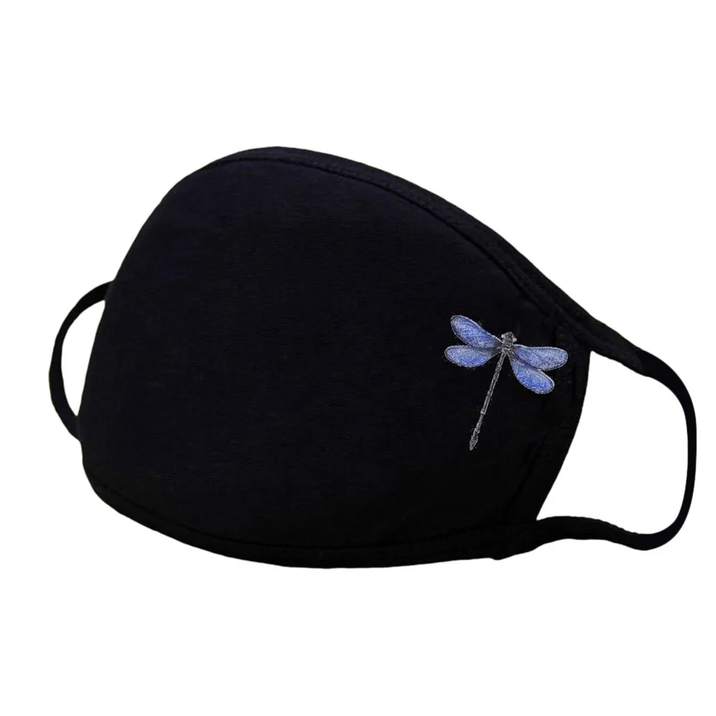 Мультяшный хлопковый респиратор для вечевечерние маски лица Пылезащитная маска