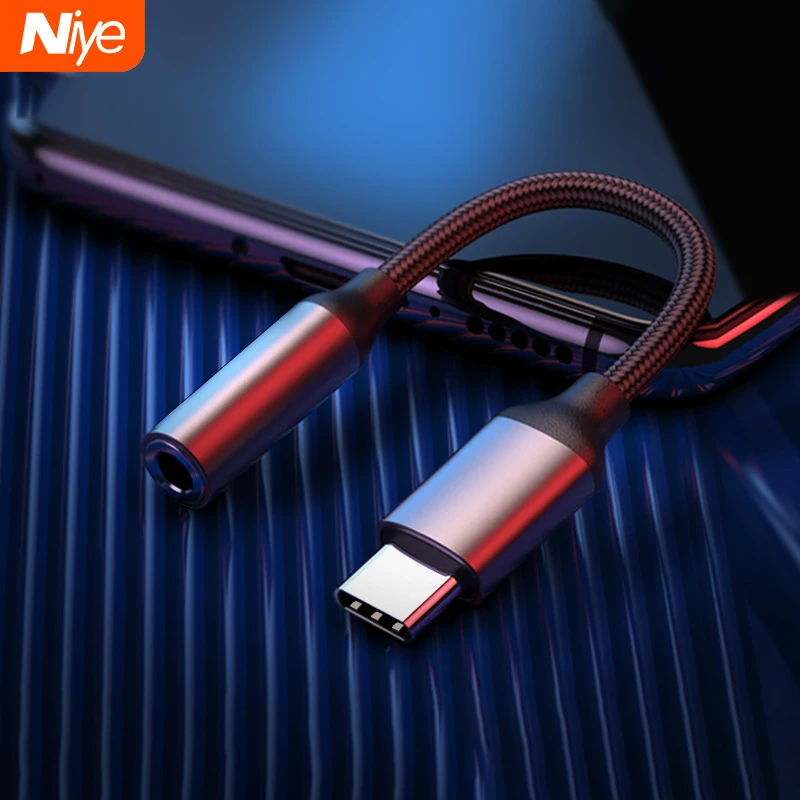 Niye кабель с разъемами типа C и 3 5 мм разъем для наушников Переходник USB на AUX