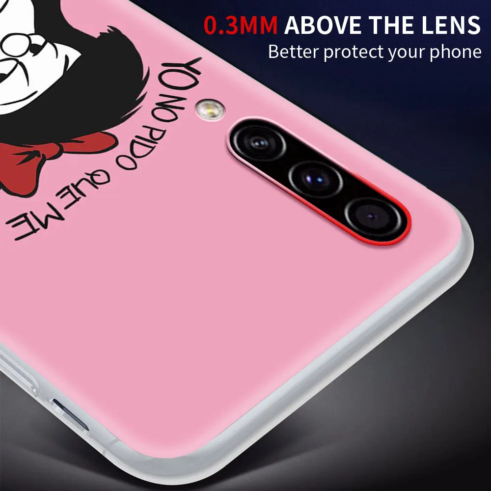 mafalda hot sale fitted phone case for samsung galaxy a51 a71 a21s a12 a02s a50 a10 a20e a31 a30 a40 a41 shell matte cover free global shipping