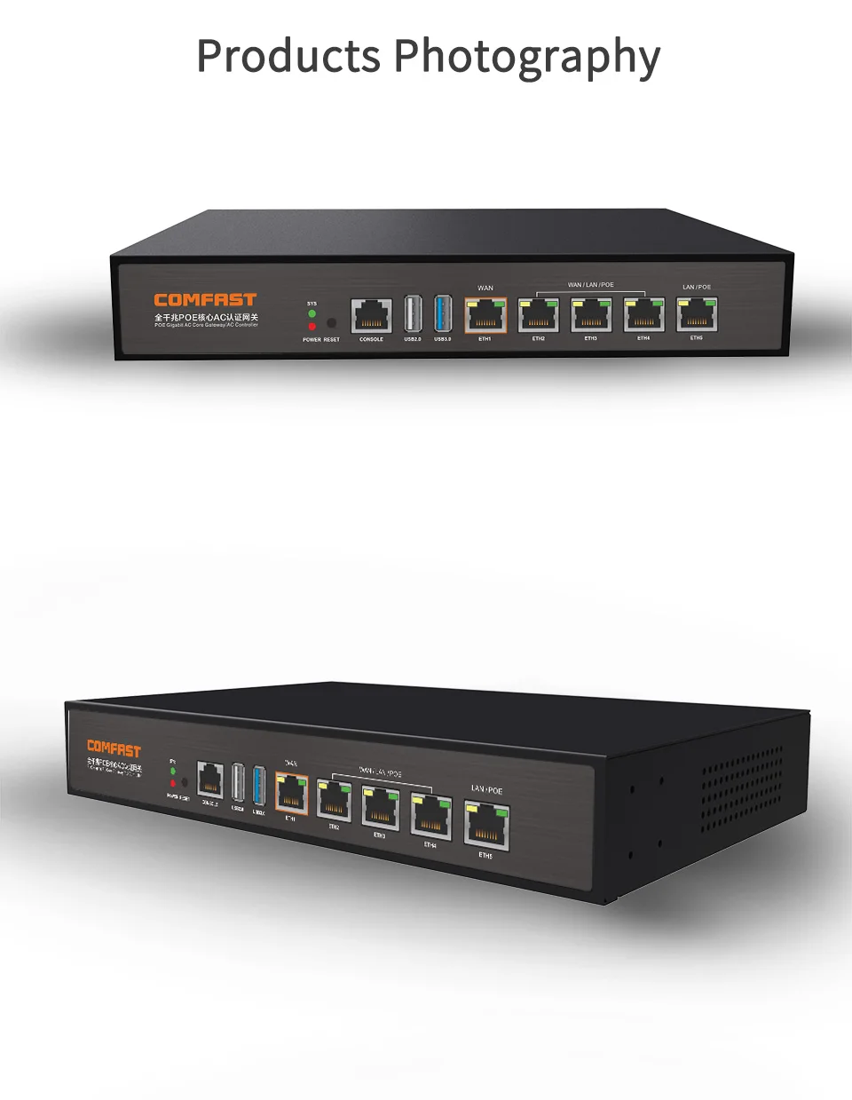 COMFAST полный Gigabit Core AC шлюз маршрутизации контроллер 880 МГц SmartQoSII балансировки