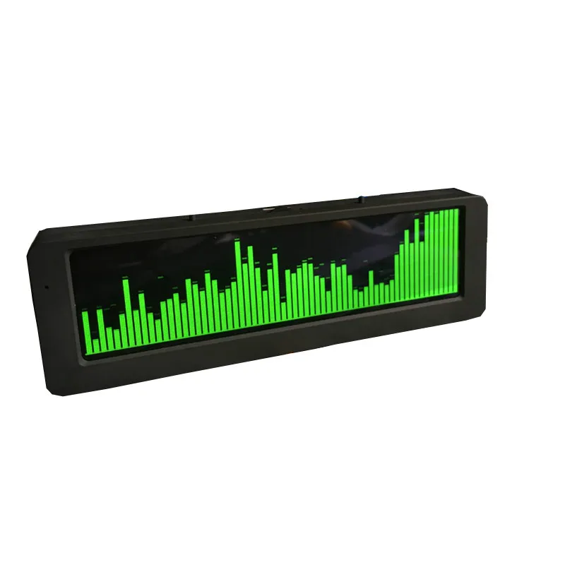 Модуль музыкального спектра с дисплеем 5 дюйма черный цвет OLED VU метр