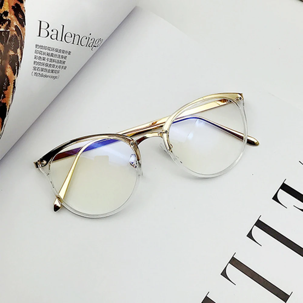 

Unisex Myopia Optical Glasses Eyeglasses Frames Women Trend Metal Spectacles Clear Lenses Men Glasses Frame
