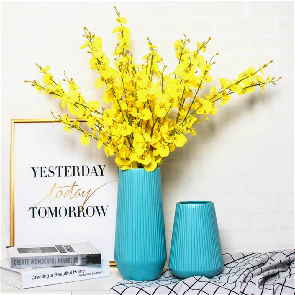 B LIFE синий Керамика вазы современный элегантные домашние декоративные для цветов