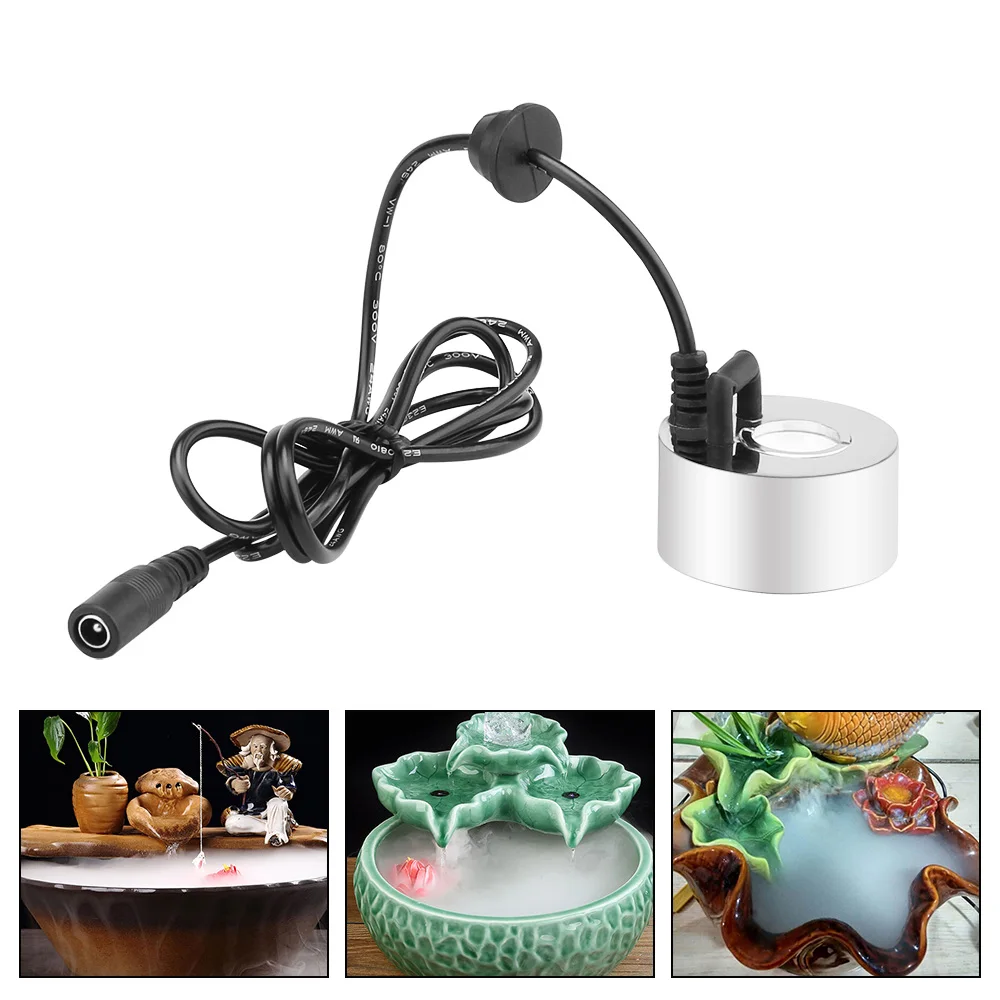 Ультразвуковой увлажнитель тумана Fogger распылитель воды Фонтан пруда головы