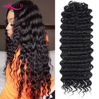 hair nest 32 inches ocean wave crochet hair wave deep twist braiding hair deep ripple crochet synthetic braids hair extensions