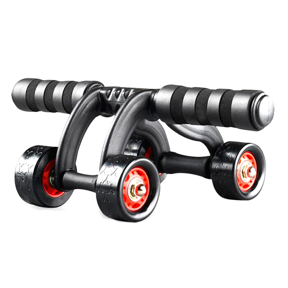 Abdominal Wheel Ab Roller With Four Wheels Trainer Rolling Sports Exercise Fat Burning Fitness Equipment KC452 |