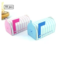 50pcs mini mailbox wedding candy box wedding gift candy packaging birthday party decoration supplies