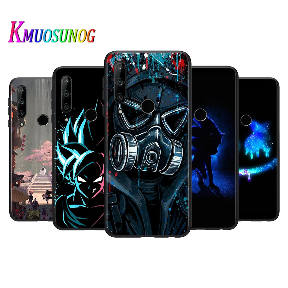 Силиконовый чехол для Honor 10i 9X 8X MAX 20 10 9 Lite 8 8A Prime 7A Pro черный | Мобильные телефоны и