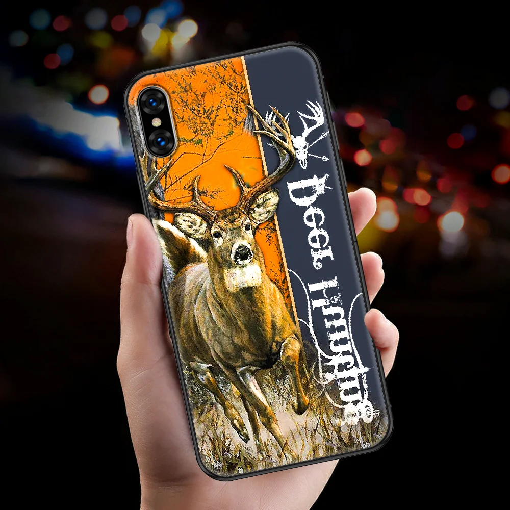 Чехол для телефона с изображением оленя охотничьего человека чехол iphone 5 5s se 2 6 6s 7