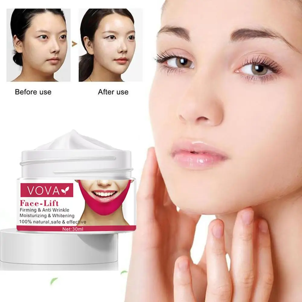 

Slimming Facial V Cream Skin Care Facial Lifting Firm Powerful V-Line Face Enzyme Slimming Cream Fat Burning Moisturizing 30g