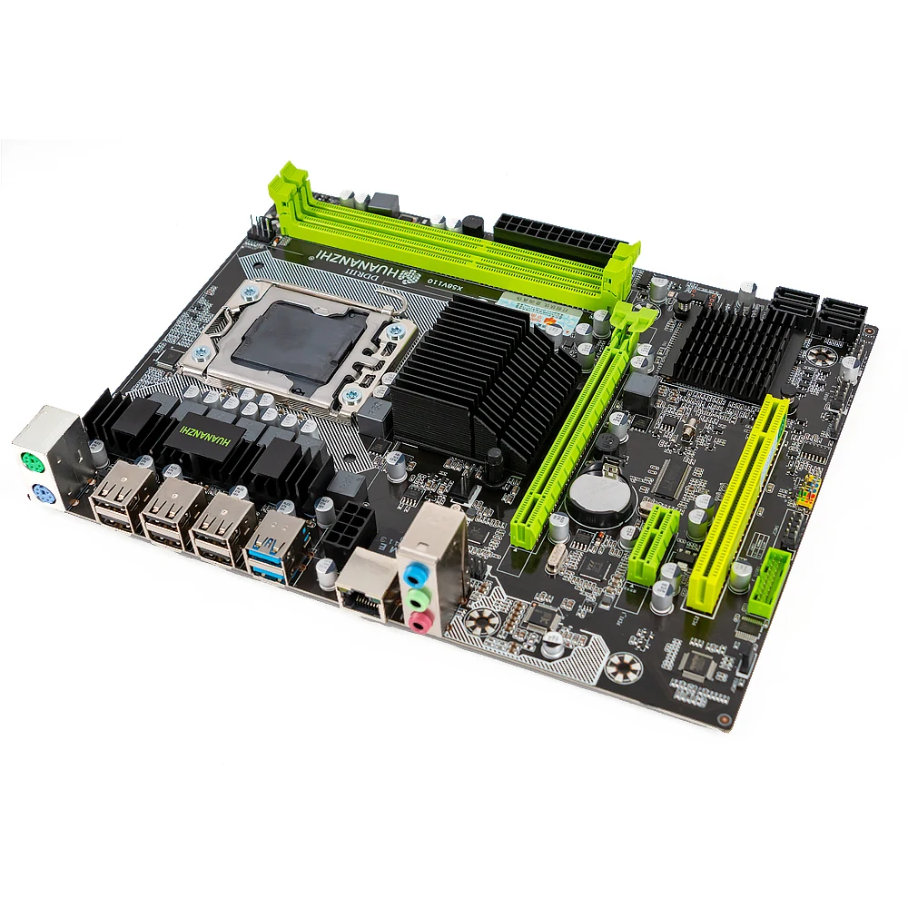 Huanan Zhi X58 PRO Материнская плата X58 для Intel LGA 1366X5675X5680X5690 DDR3 1333/1600 МГц 32 Гб PCI-E USB3.0 M-ATX материнская плата