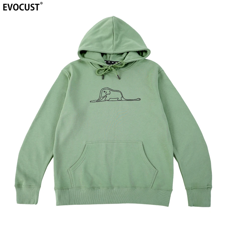 

The Little Prince Boa constrictors eating an elephant men Hoodies Sweatshirts women unisex Combed Cotton