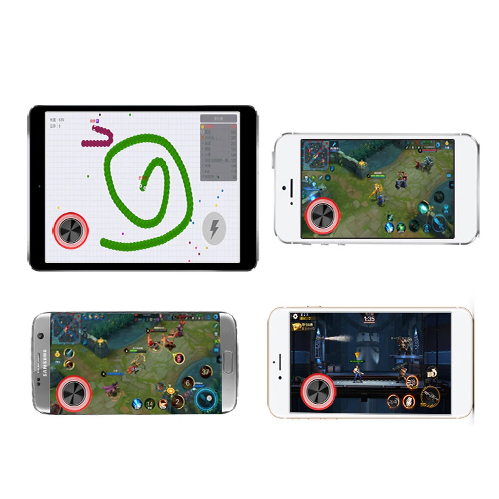 Применим к Iphone Android планшет металлическая кнопка контроллера Круглый игровой