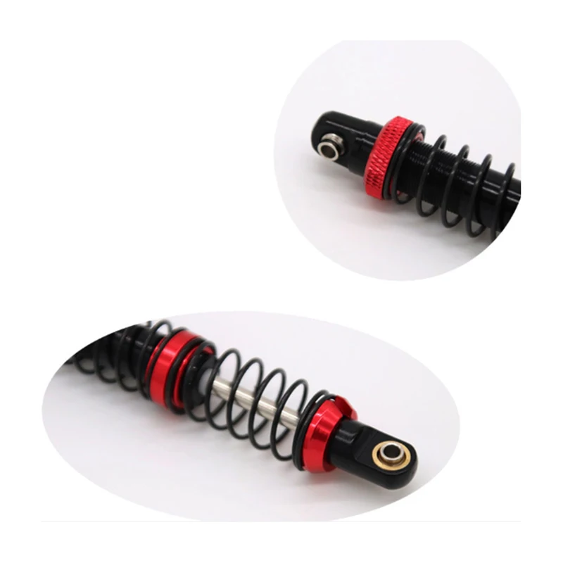 

RC Shock Damper, 4 PCS Metal Shock Damper Suitable for Most 1/10 RC Car Model Universal RC Car Accessory for 90046 D90