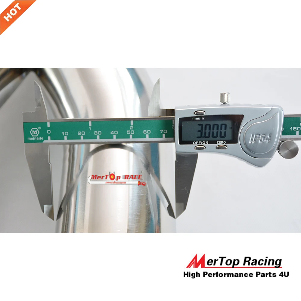 Mertop Racing Stainless Steel 3.0'' (76mm) G T R GT-R R35 Y Pipe Down 2009-2015 | Автомобили и мотоциклы