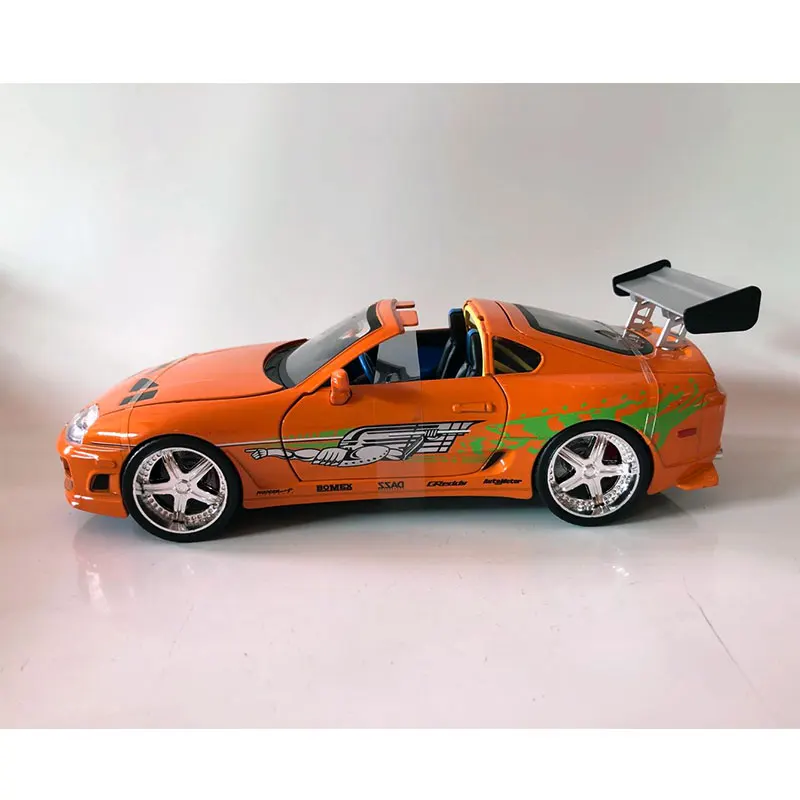 JADA 1/18 масштабная модель автомобиля игрушки 1995 Toyota Supra литья под давлением Металл