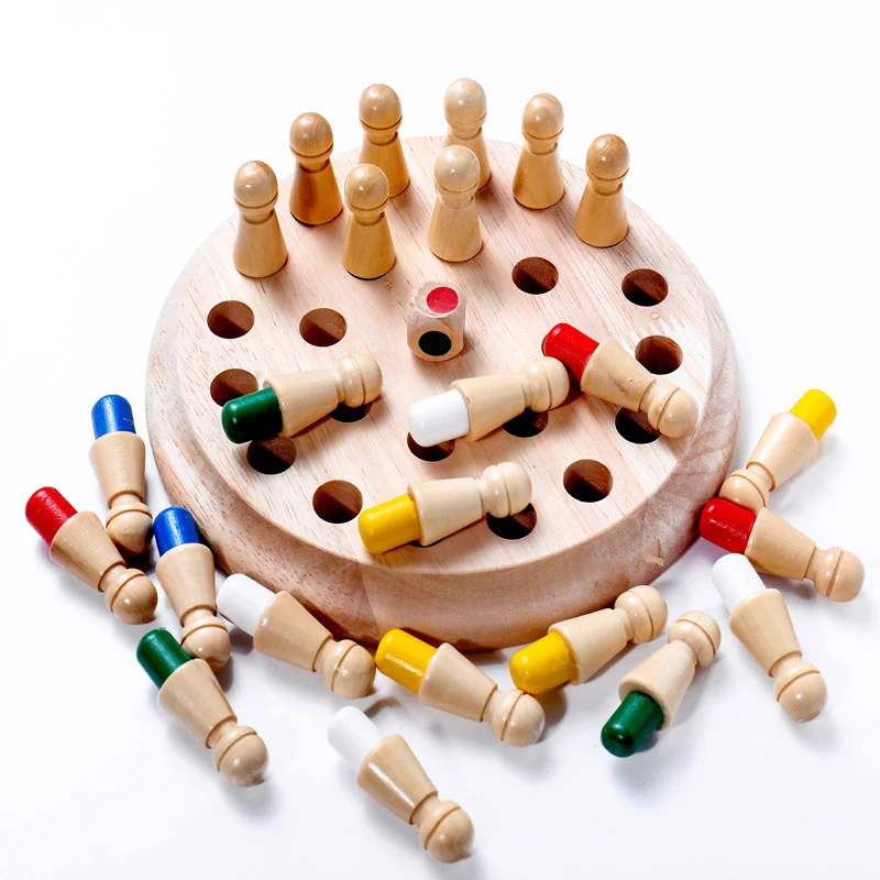 

Children's Wooden Memory Match Toys International Memory Chess Game Game Intelligence Children's Party Educational Learning Toys