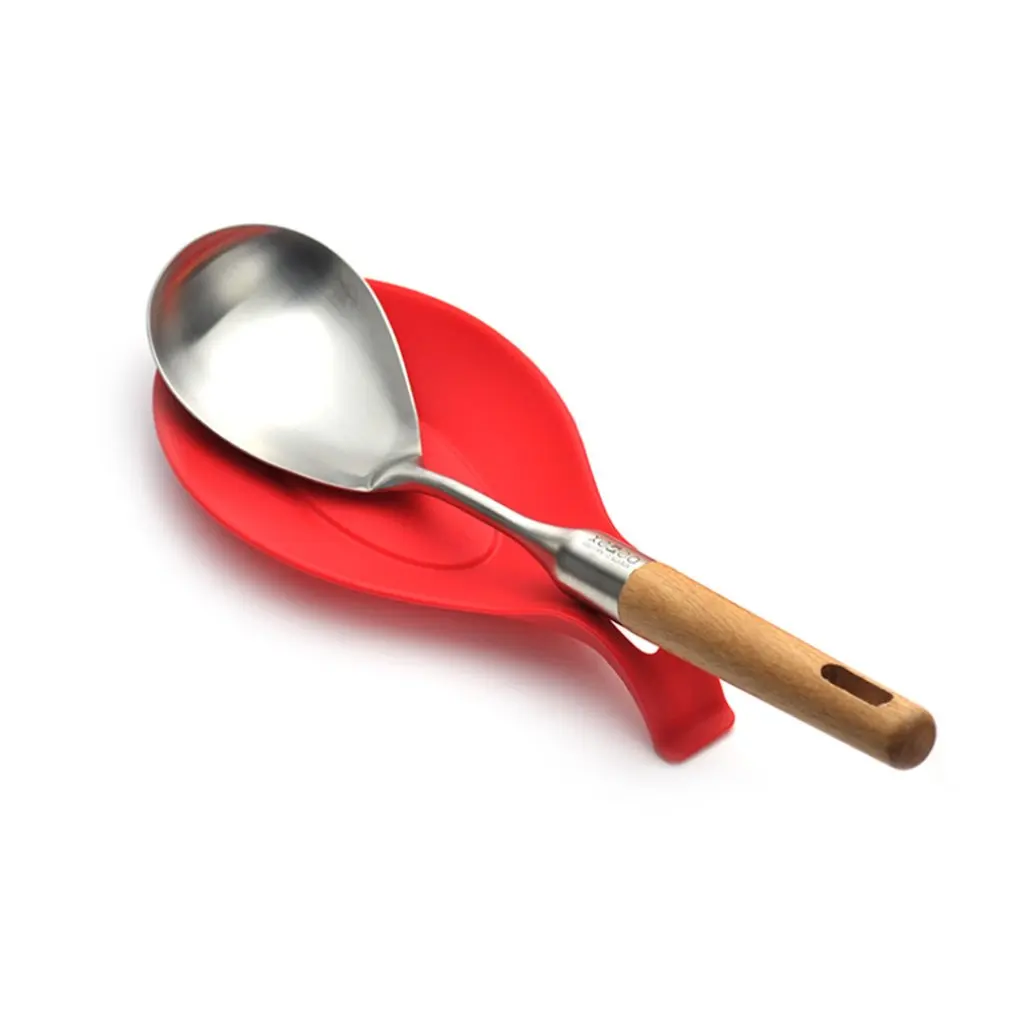 Силиконовая изоляционная Подставка для ложки жаростойкая подставка напитков