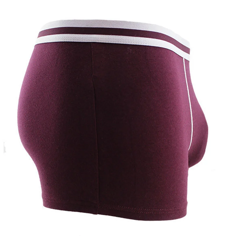 Мужские облегающие трусы из 95% хлопка удобное и здоровое нижнее белье стильные