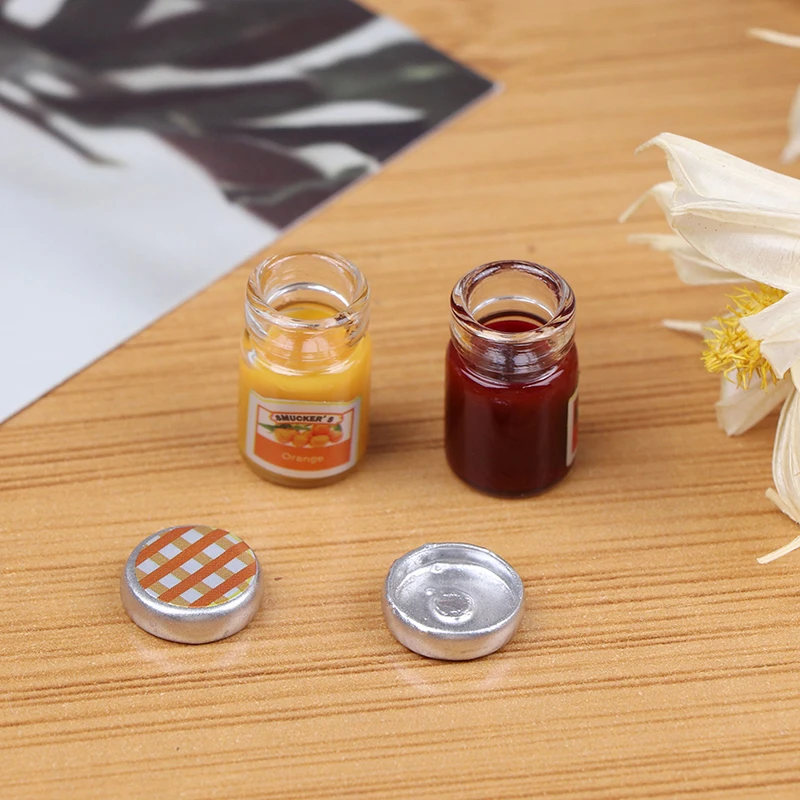 Миниатюрные аксессуары для кукольного домика имитация джема Нутеллы мебель