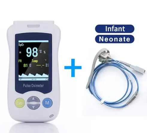 820Mini Newborn Медицинский ручной OLED пальцевой оксиметр ручной пульсоксиметр мини De Pulso De Dedo Baby Neonatal SPO2 кислорода в крови - Цвет: 820Mini Newborn