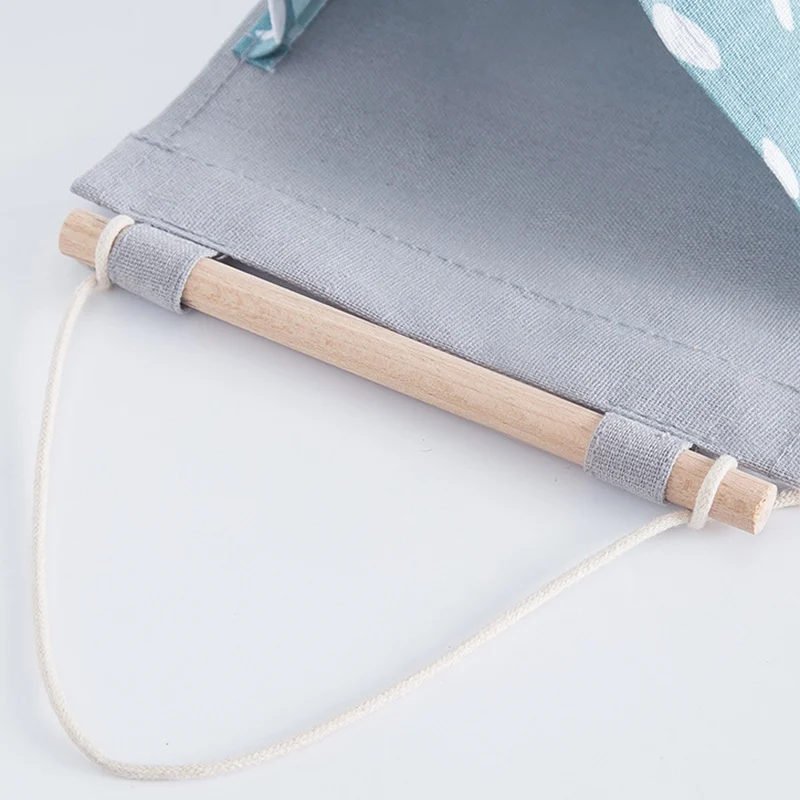 Печать детское хранилище для игрушек сумка детской кровати органайзер из хлопка