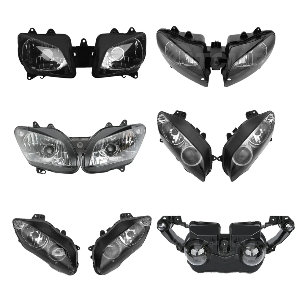 Передняя фара в сборе для мотоцикла Yamaha YZF R1 1998-1999 2000-2001 2002-2003 2004-2006 2007-2008 2009-2011 |