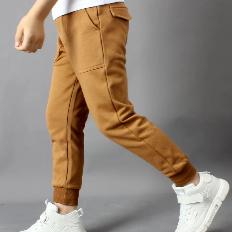 

Детская одежда, спортивные брюки из чистого хлопка, качественные повседневные брюки в Корейском стиле для мальчиков и девочек, модная одежд...