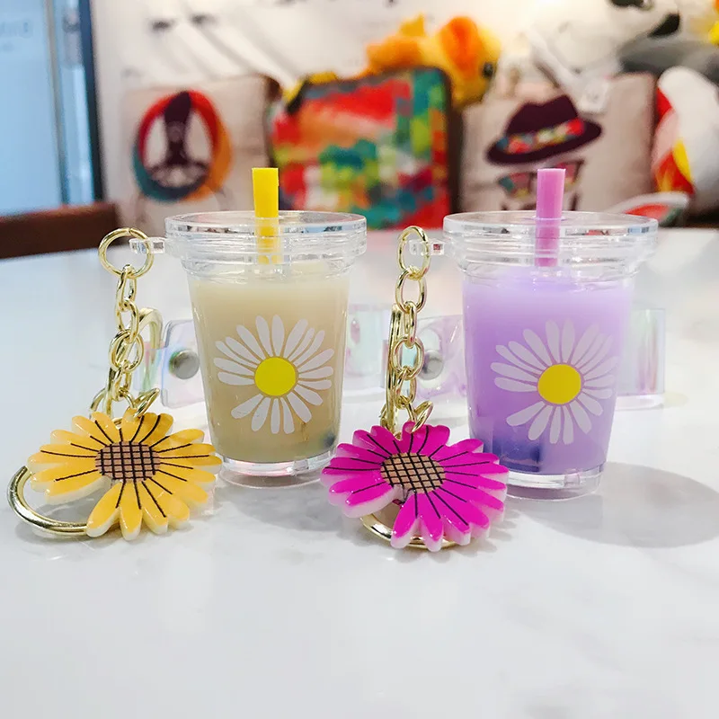 Творческий хит сезона Дейзи молочный чай брелок-чашка личности для девочек